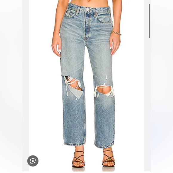 RE/DONE 90S CROP LOW SLUNG JEAN MEDIUM RAF 25 - Picture 1 of 7